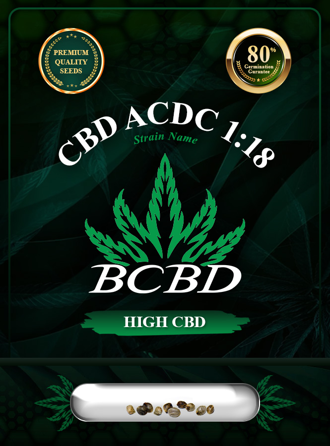 CBD ACDC Strain (1:18) Feminized Marijuana Seeds