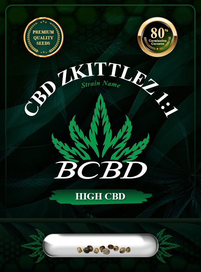 CBD Zkittlez (1:1) Strain Marijuana Seeds